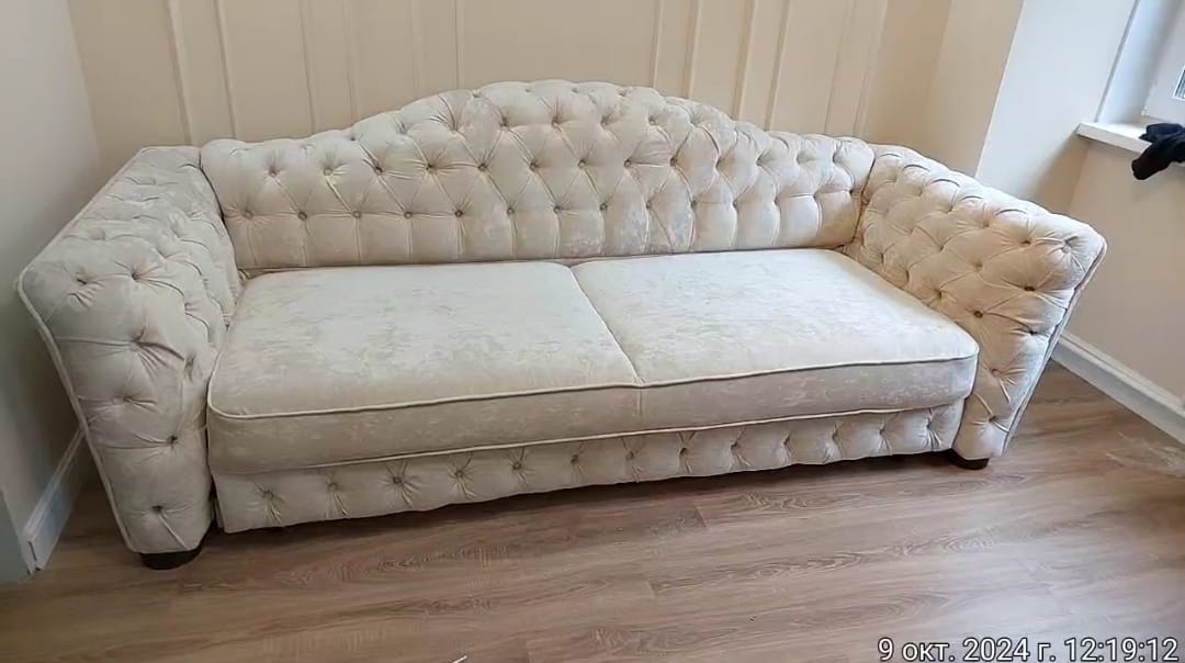 Замена обивки дивана на дому. Тимирязевская