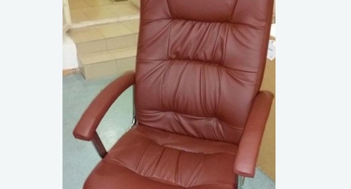 Обтяжка офисного кресла. Тимирязевская