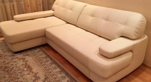 Обивка углового дивана.  Тимирязевская