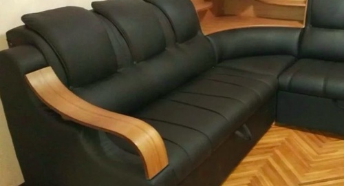 Перетяжка кожаного дивана. Тимирязевская